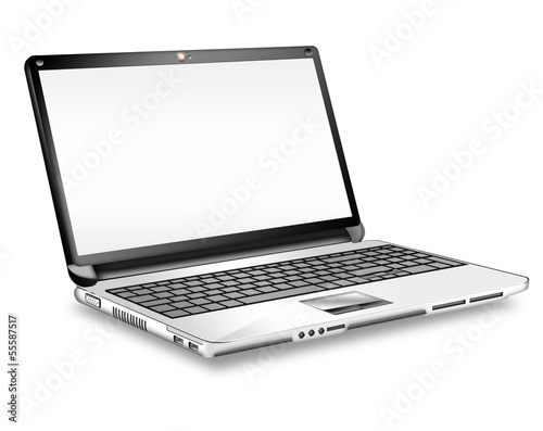 Laptop, Notebook,  freigestellt vektor