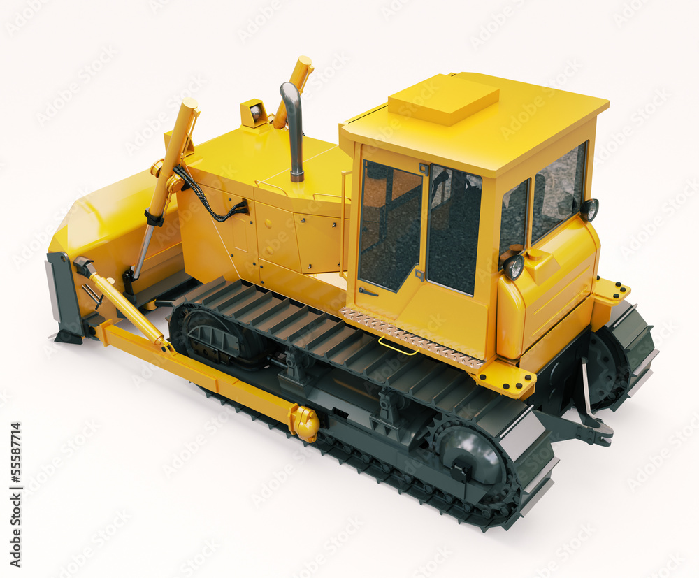 Obraz premium Heavy crawler bulldozer