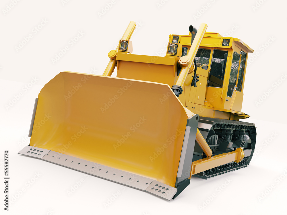 Fototapeta premium Heavy crawler bulldozer