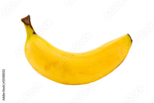 Small banana isolated