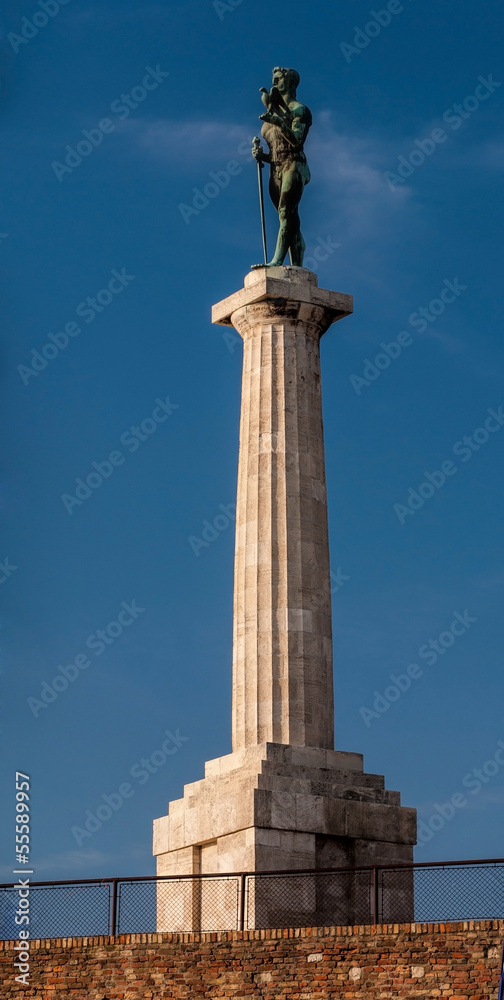 Victor Monument, Belgrade - semi-profile
