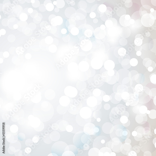 Lights on silver background