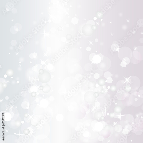 Lights on silver background