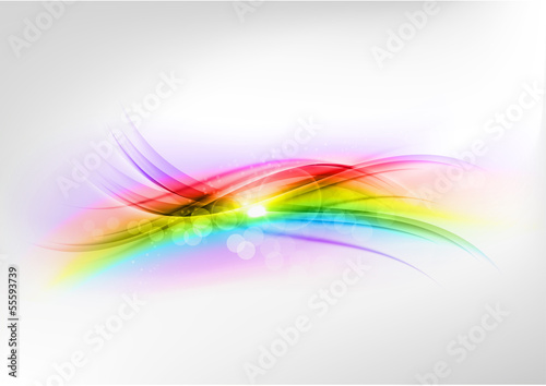 abstract rainbow