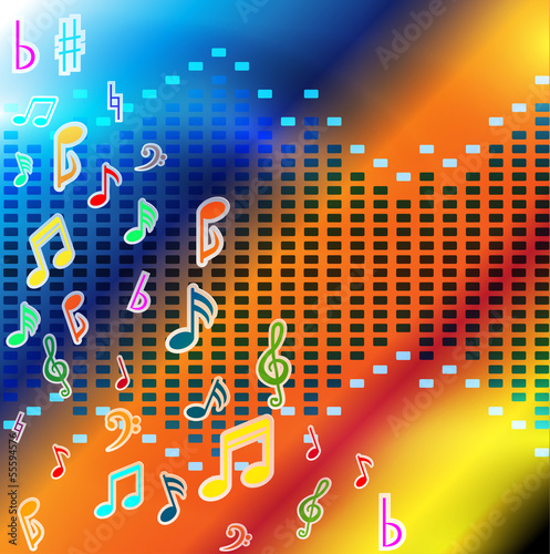 Abstract music background