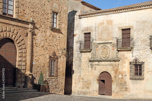 St. Mary's square, Caceres , Extremadura, Spain