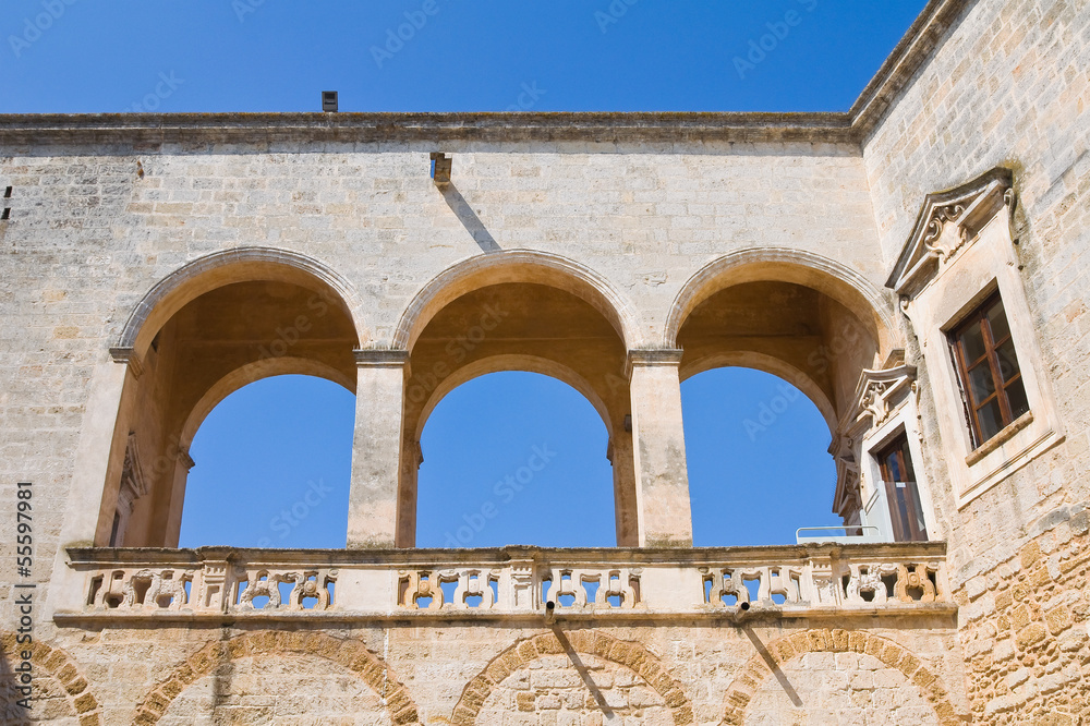 Norman-Swabian Castle. Mesagne. Puglia. Italy.