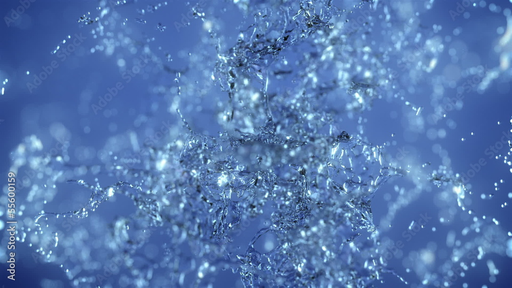 Water explosion (cg ,slow motion,with alpha matte, full hd) Water explosion (cg ,slow motion,with alpha matte, full hd)