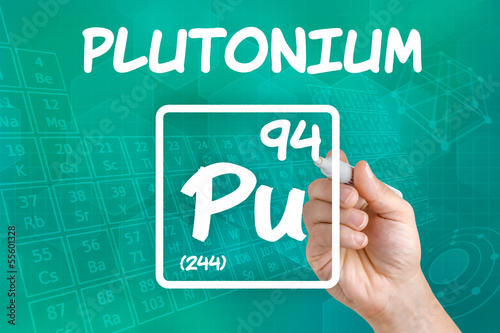 Symbol für das chemische Element Plutonium