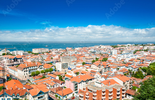 View of Arcachon and Atlantic ocean, France photo