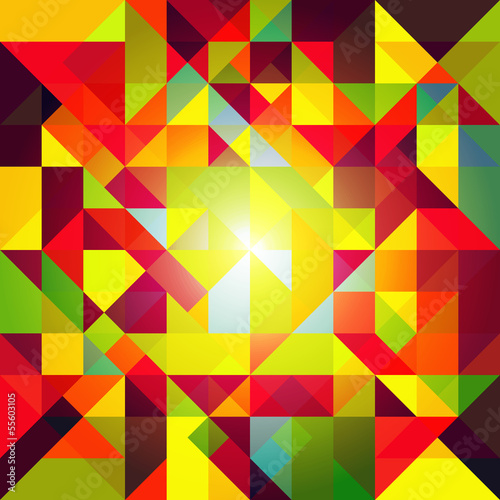 Abstract Colorful Geometric Background