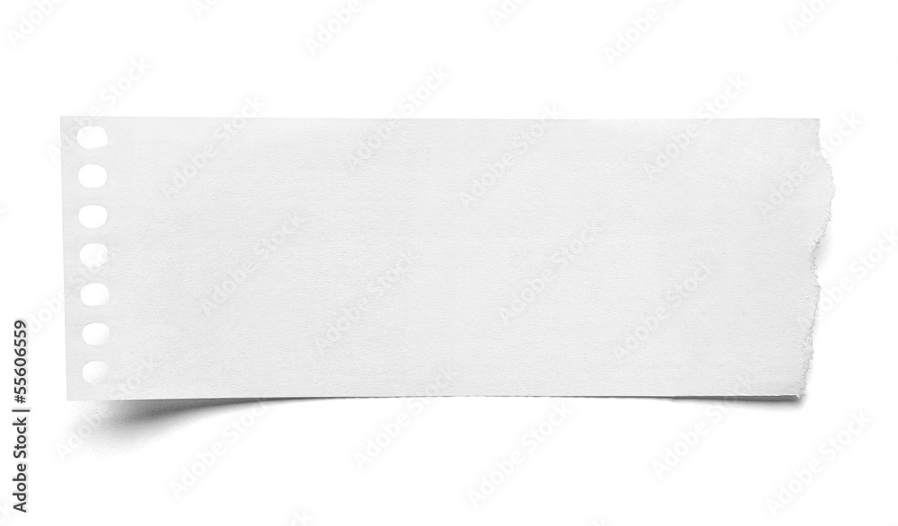 piece of paper note notepad