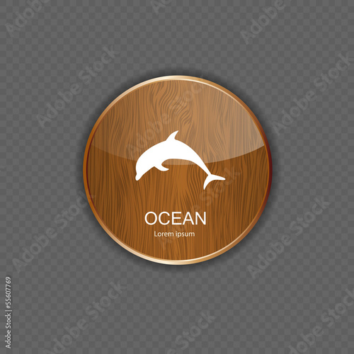 Ocean application icons vector illustration