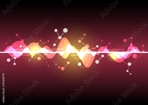 abstract science element background