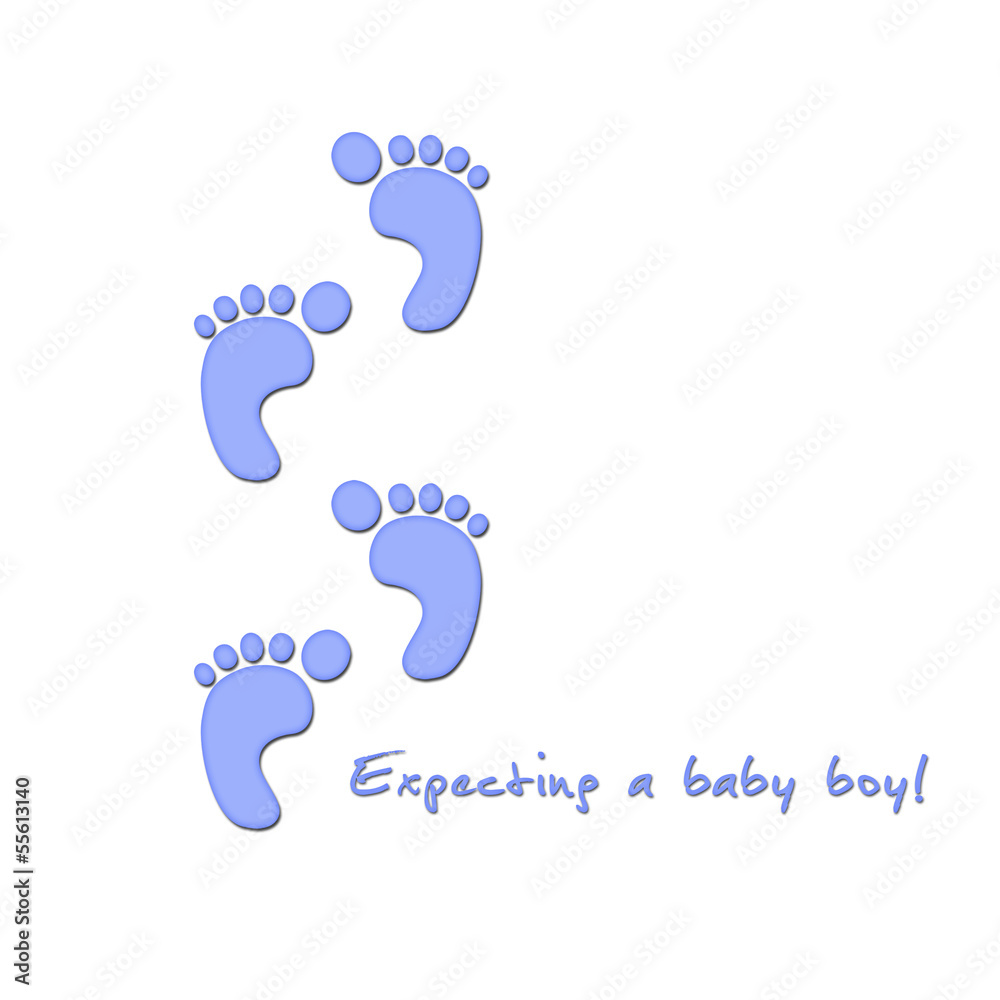 expecting a baby boy Stock Vector | Adobe Stock