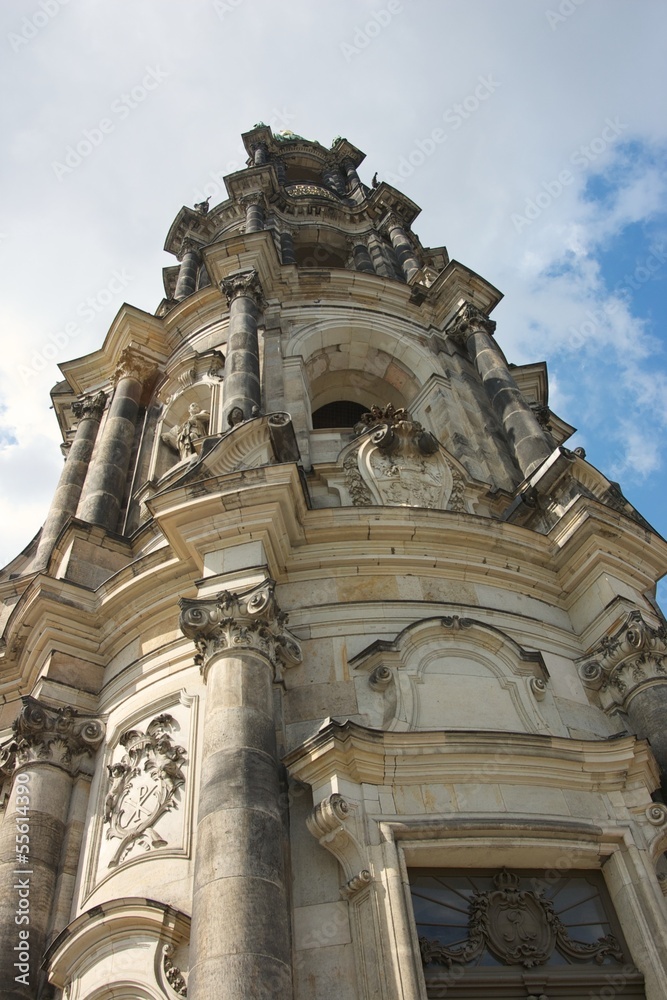 Fototapeta premium Turm der Hofkirche Dresden