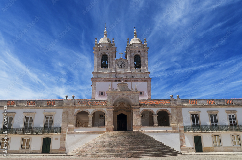 Iglesia en Nazare, Portugal by Carlos Sanchez