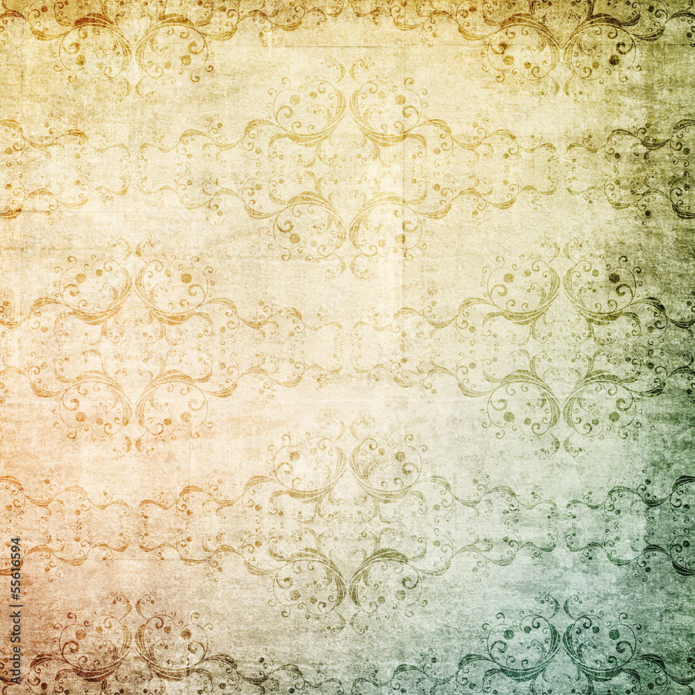 grungy ornamented background