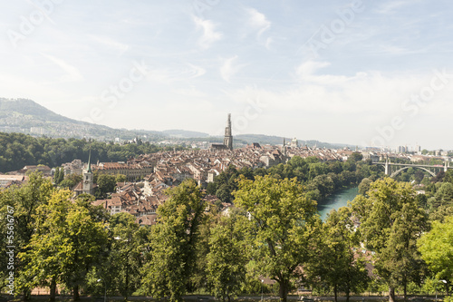 Bern, Aussichtspunkt Rosenberg, historische Altstadt, Schweiz