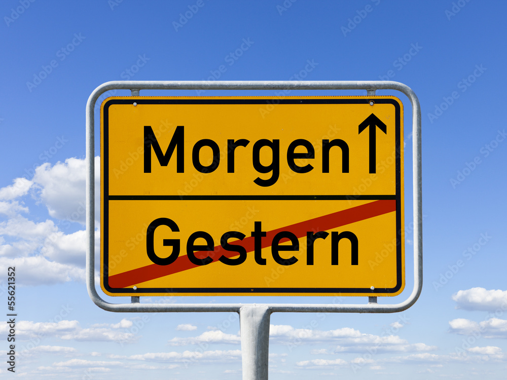 Zukunft - Übergang von gestern nach morgen Zukunft - Übergang von gestern nach morgen
