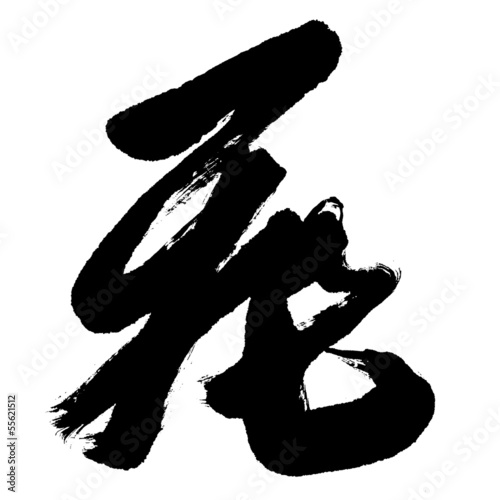 Chinese calligraphy photo