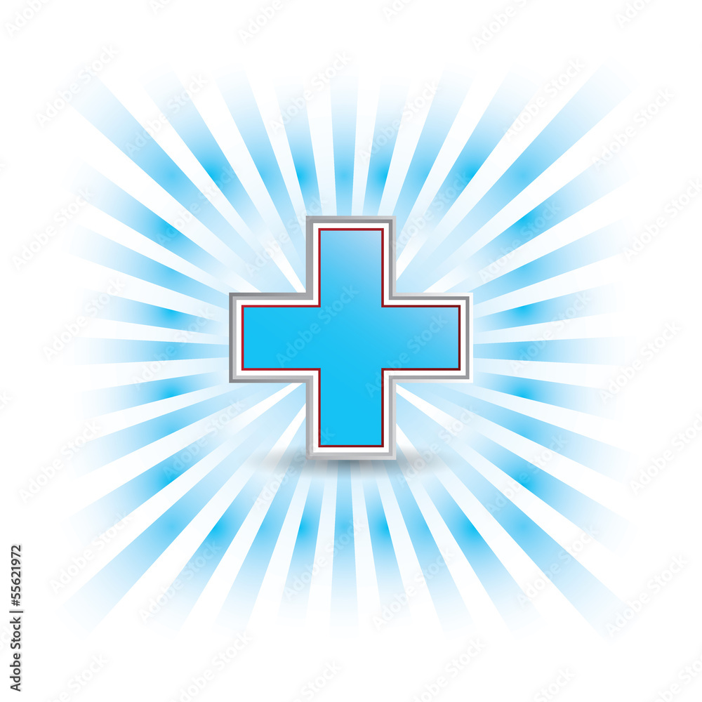 Obraz premium Abstract background for sample text with burst in cross