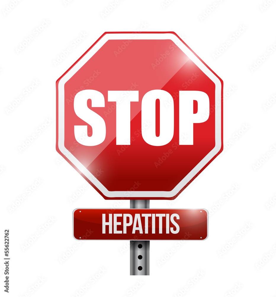stop hepatitis road sign illustration design stop hepatitis road sign illustration design
