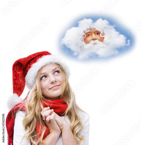 Mädchen, Weihnachtswunsch,