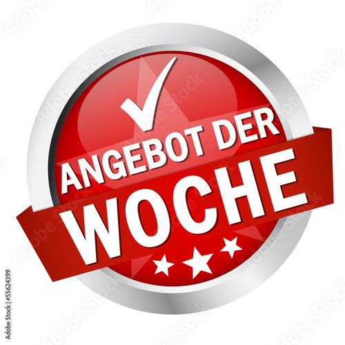 Button mit Banner " ANGEBOT DER WOCHE "