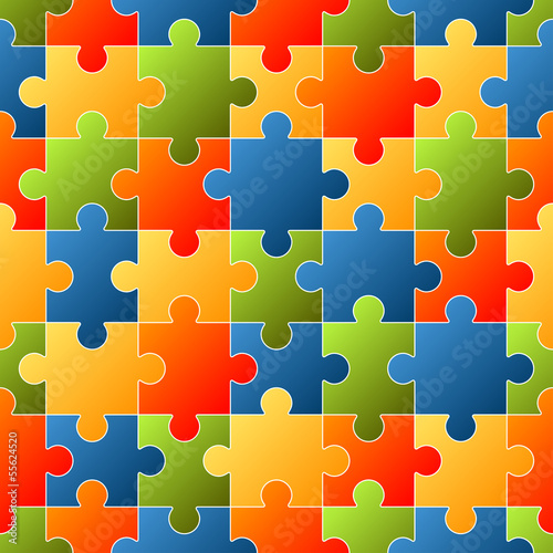 Puzzleteile Hintergrund - endlos