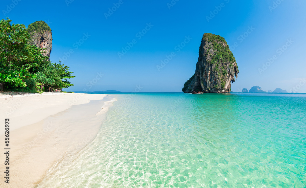 Railay beach in Krabi, Thailand
