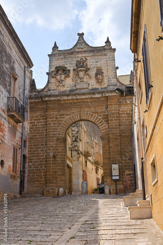 Cuadro en lienzo Porta Nuova. Mesagne. Puglia. Italy.