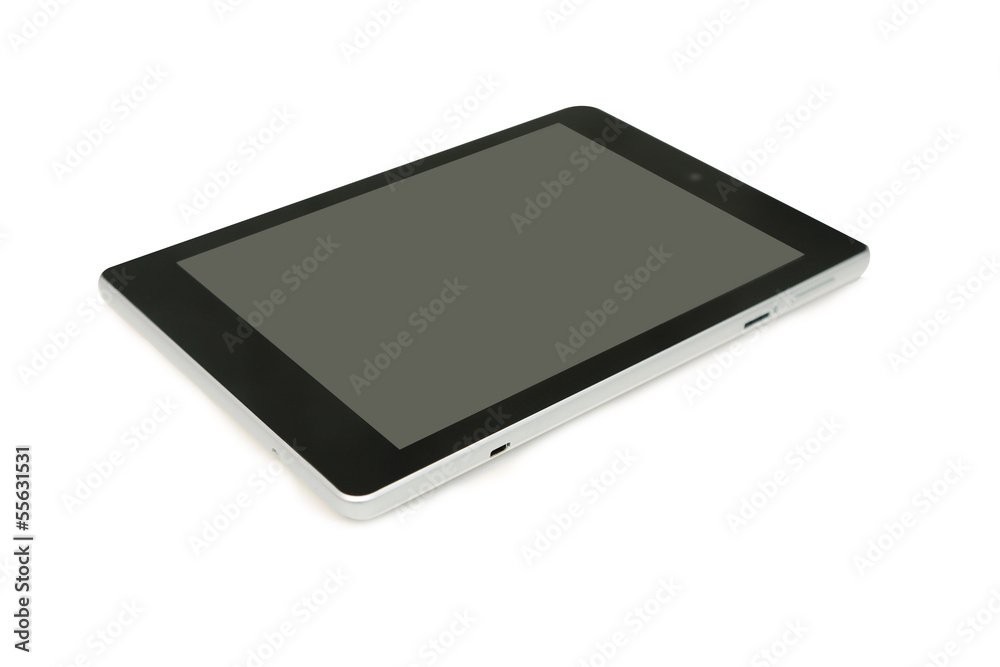 isolated black tablet isolated black tablet