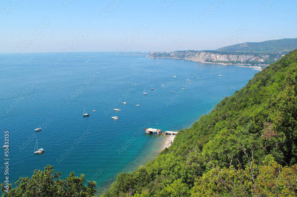 Barbaric coast, Adriatic sea, Italy.