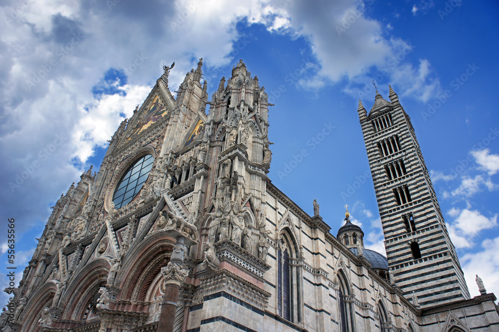 Duomo of Siena, Tuscany, Italy. Siena cathedral