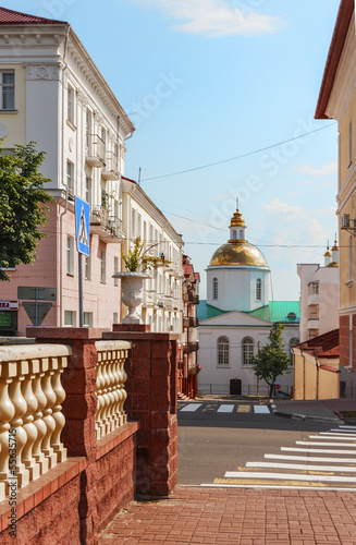 Old city street. Polotsk. photo