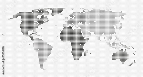 World Map Continents