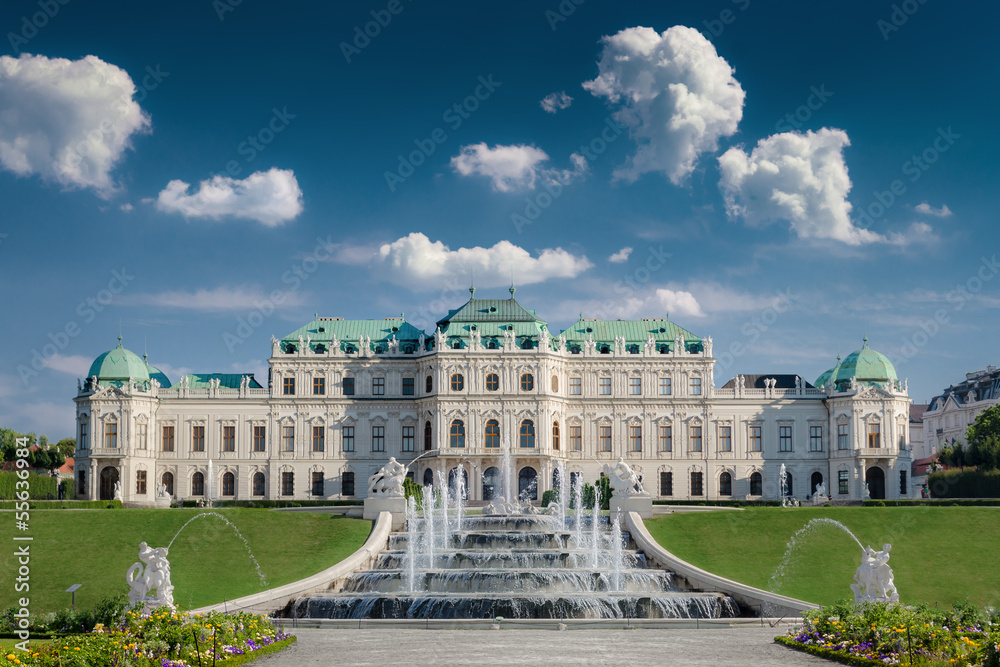 Naklejka premium Schloss Belvedere in Wien