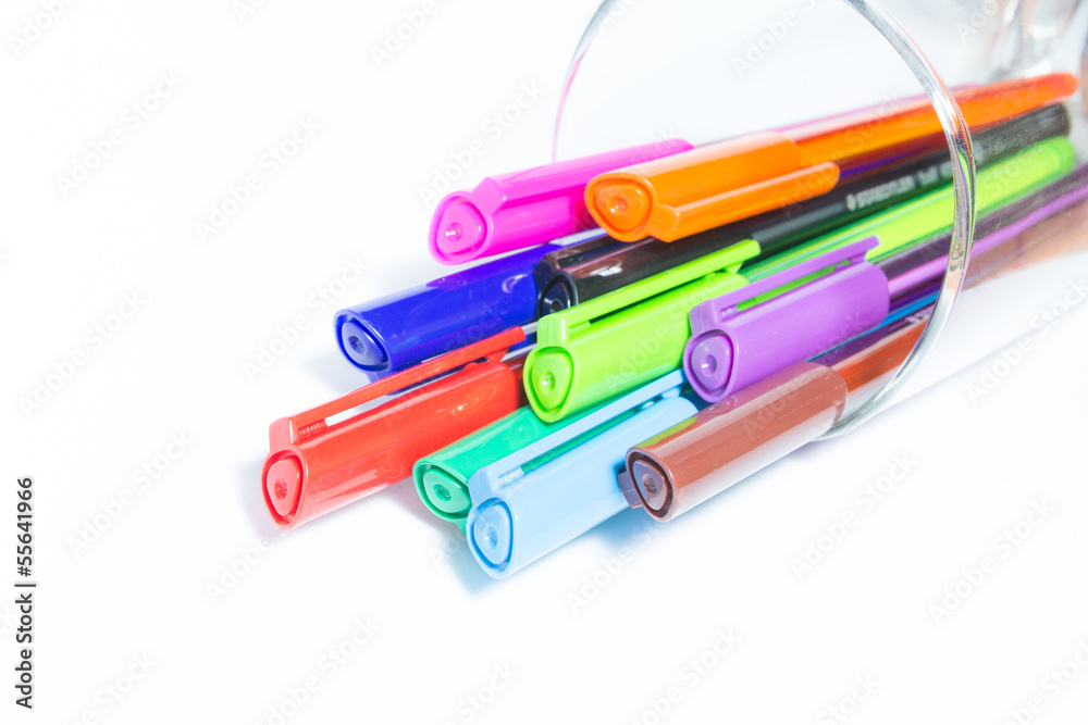 Color felt-tipped pens Color felt-tipped pens