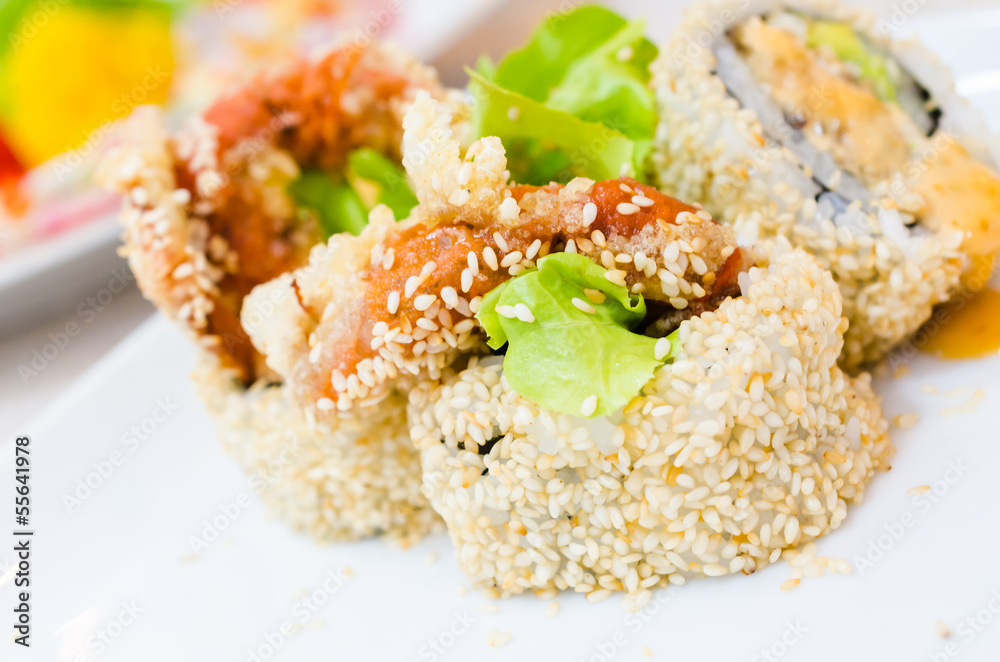 Crab roll Crab roll
