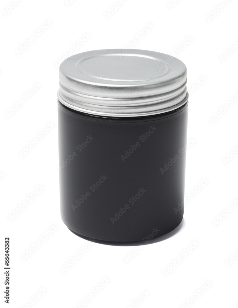 Black Cosmetic Container