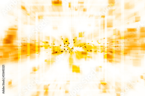 abstract yellow technology background