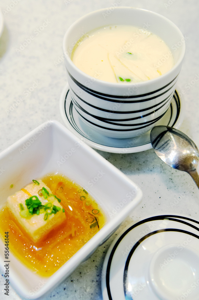 Chawanmushi- Japanese steamed egg custard Chawanmushi- Japanese steamed egg custard
