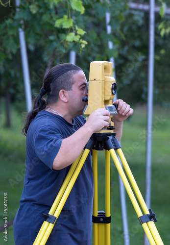 Land surveyor photo