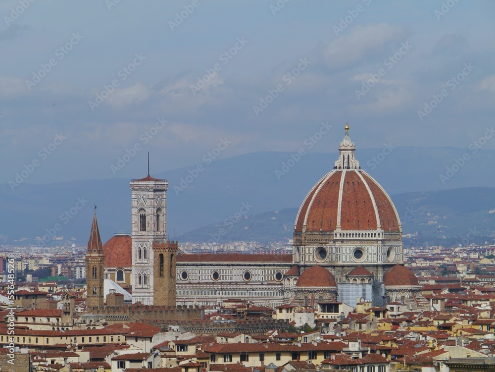 The dome of Florence in Tuscany in Italy