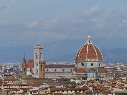 The dome of Florence in Tuscany in Italy