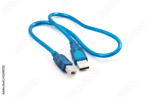 Blue line USB cable