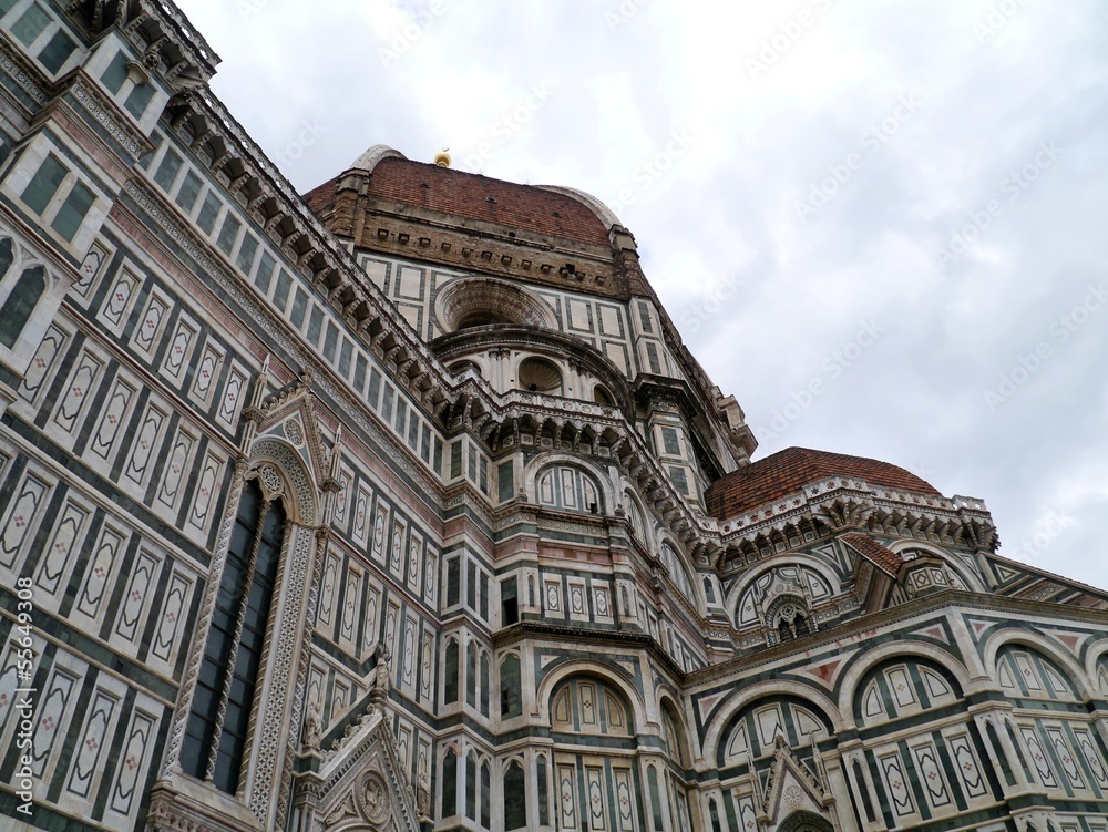 A detail of the dome of Florence