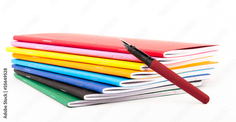 multicolored exercise books multicolored exercise books