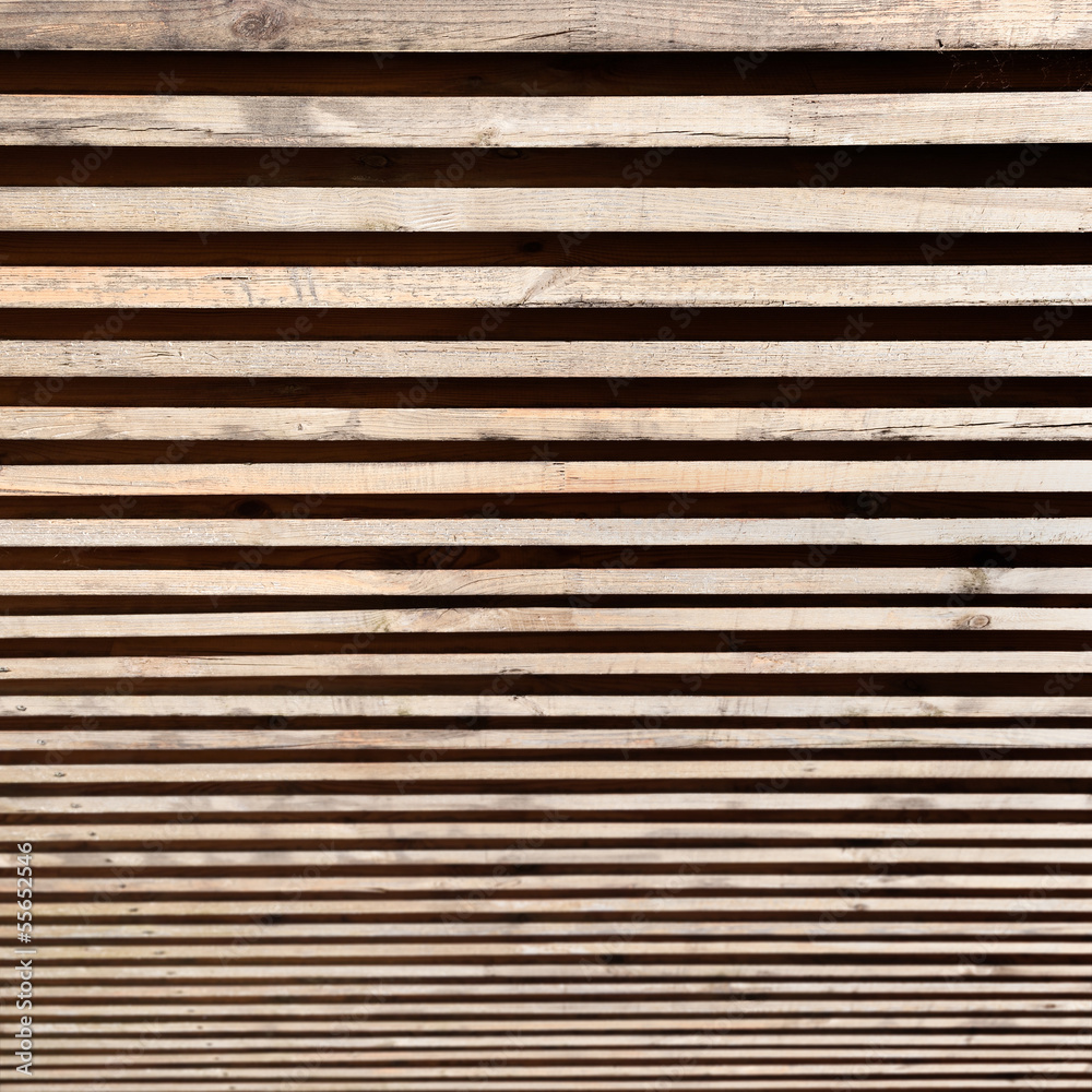 Wooden fence with the effect of dizziness Wooden fence with the effect of dizziness
